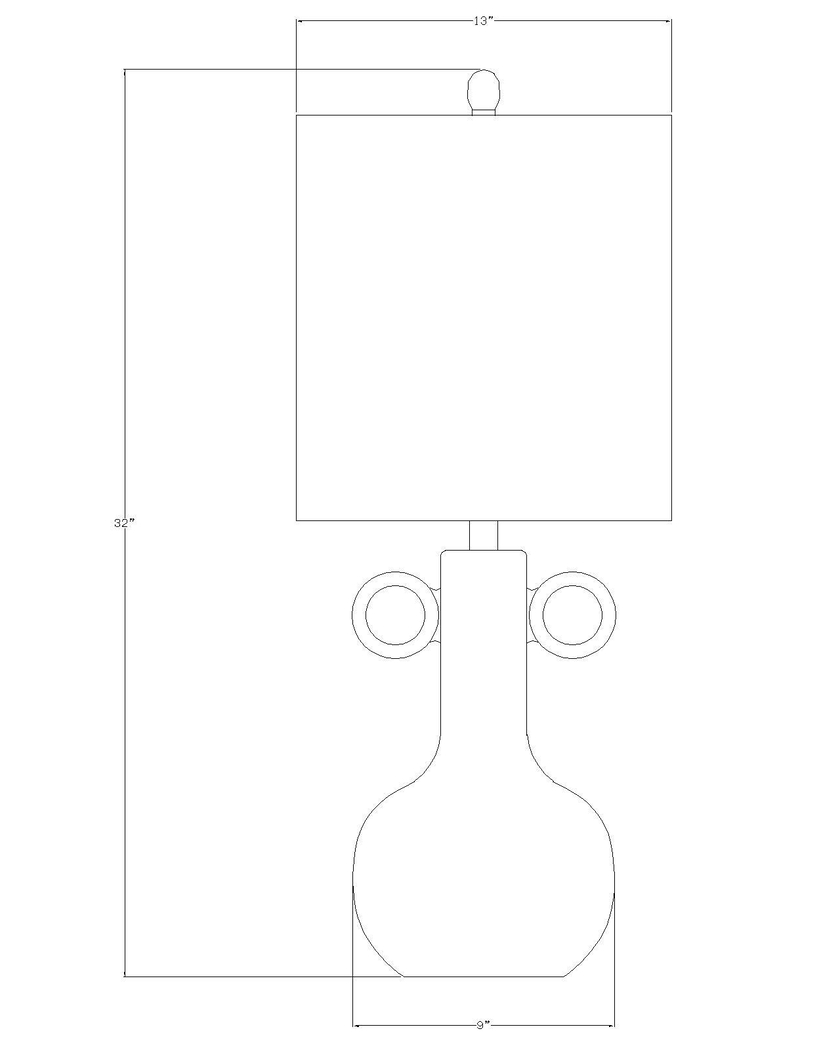 Elsmore Club Black Lamp - Thumbnail - Image 7