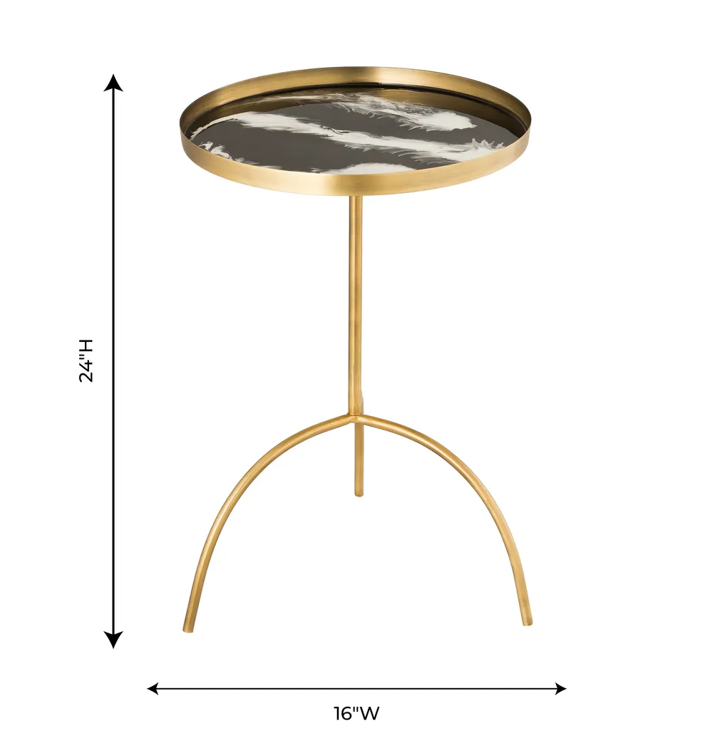 Elstella Black Accent Table - Thumbnail - Image 7