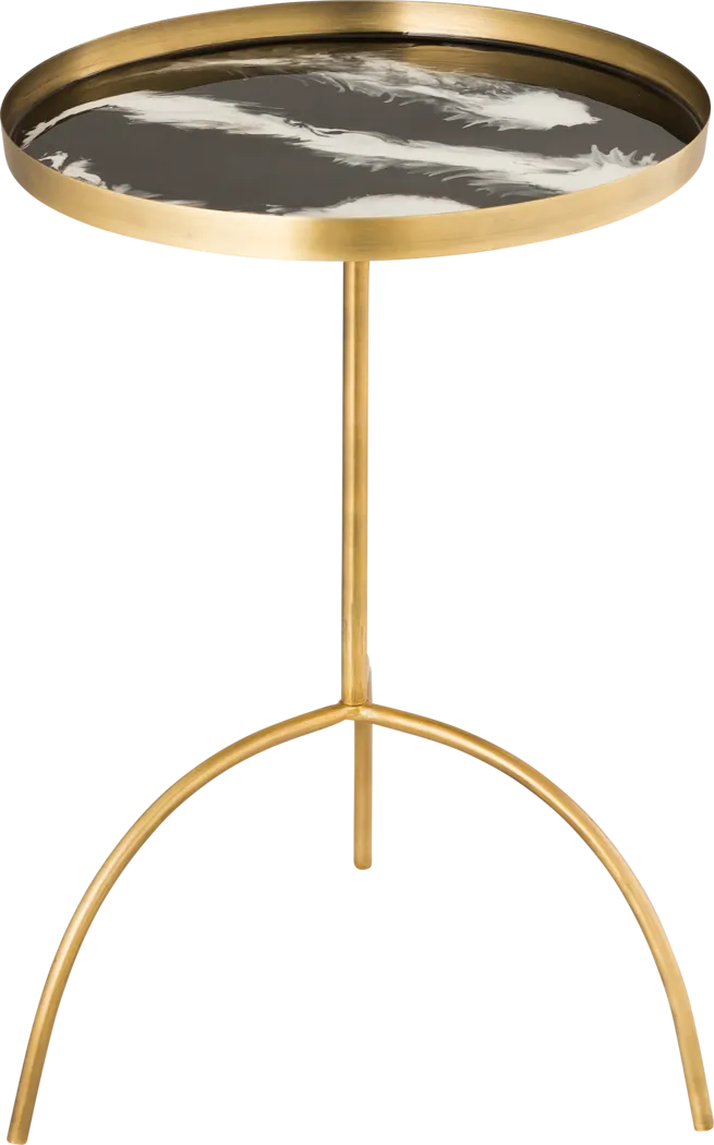 Elstella Black Accent Table - Thumbnail - Image 1