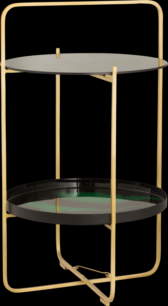 Elstella Green Accent Table - Thumbnail - Image 2
