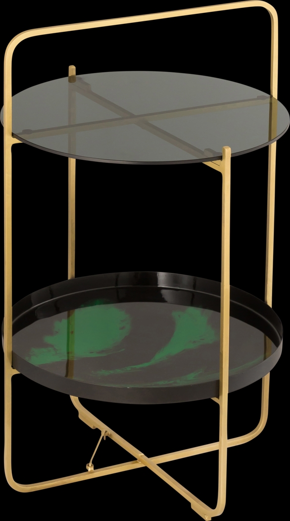 Elstella Green Accent Table - Thumbnail - Image 1