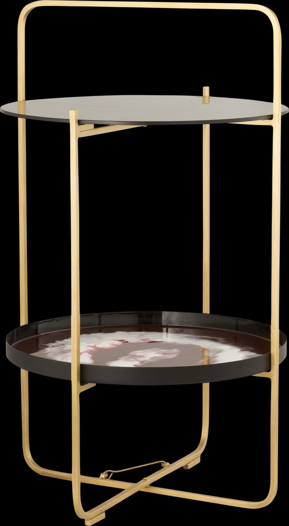 Elstella Purple Accent Table - Thumbnail - Image 2