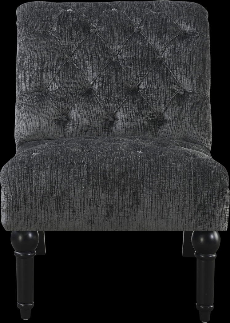 Elstree Charcoal Gray Accent Chair - Thumbnail - Image 1