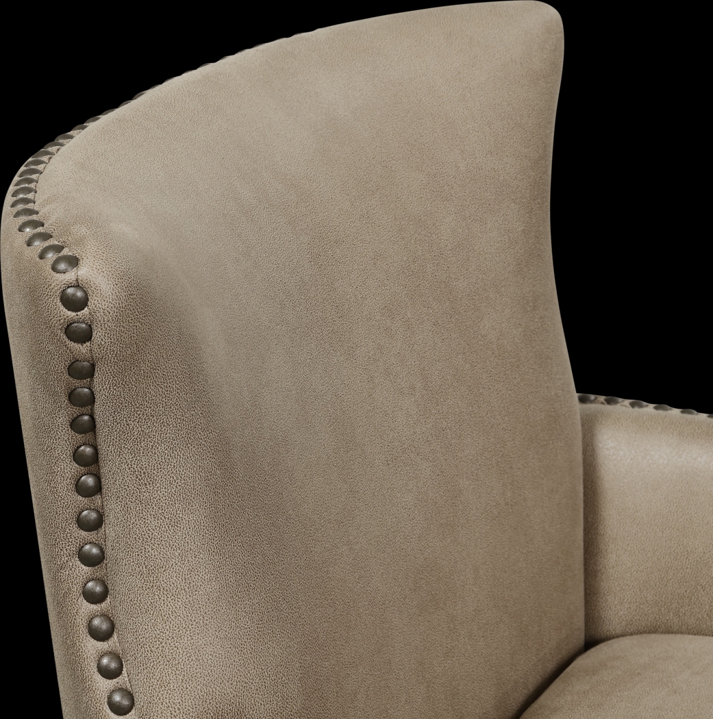 Elvedon Brown Accent Chair - Thumbnail - Image 5