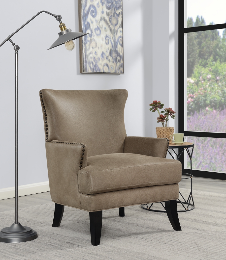 Elvedon Brown Accent Chair - Thumbnail - Image 6