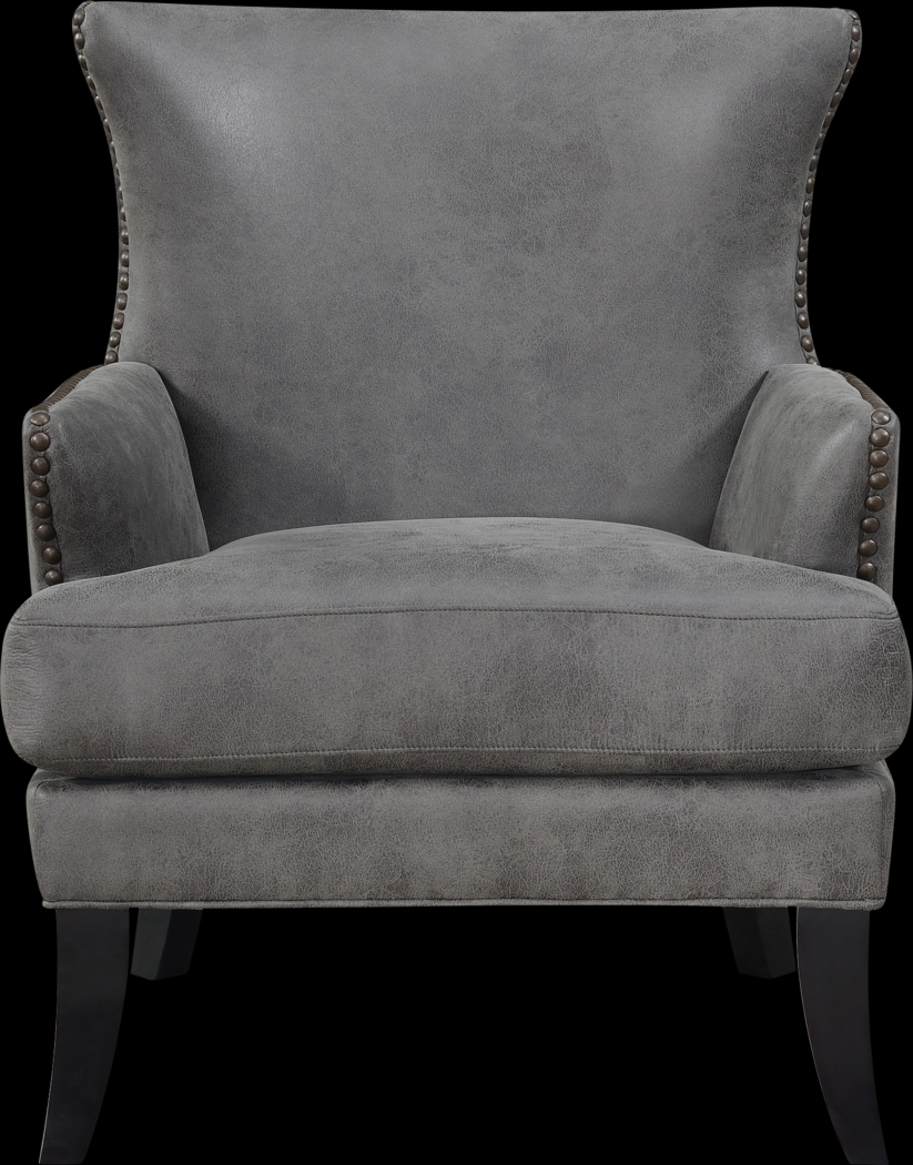 Elvedon Charcoal Accent Chair - Thumbnail - Image 2