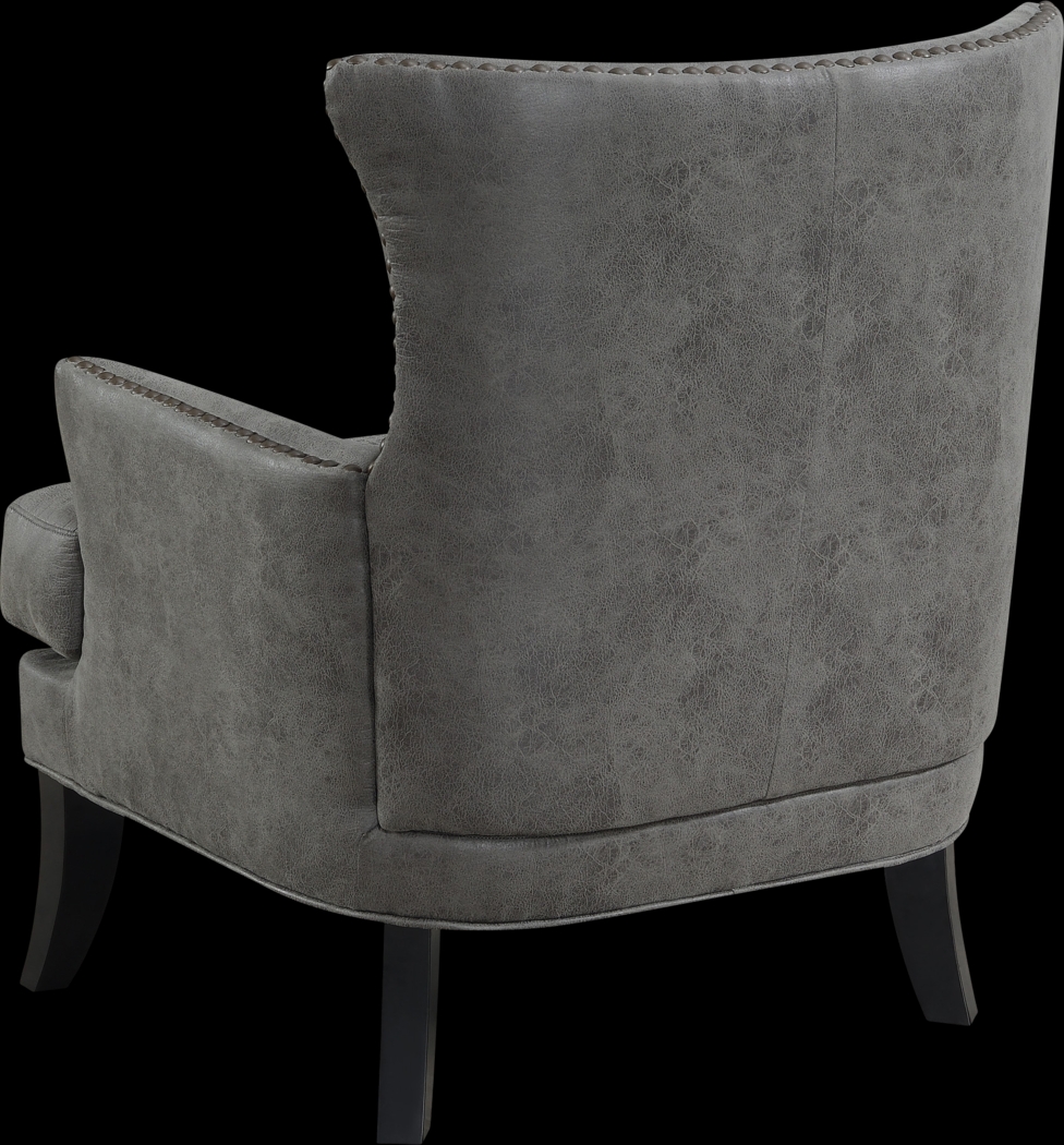 Elvedon Charcoal Accent Chair - Thumbnail - Image 3