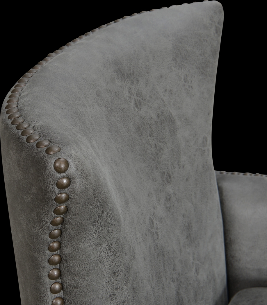 Elvedon Charcoal Accent Chair - Thumbnail - Image 4