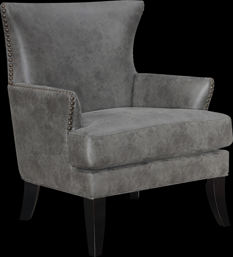 Elvedon Charcoal Accent Chair - Thumbnail - Image 1