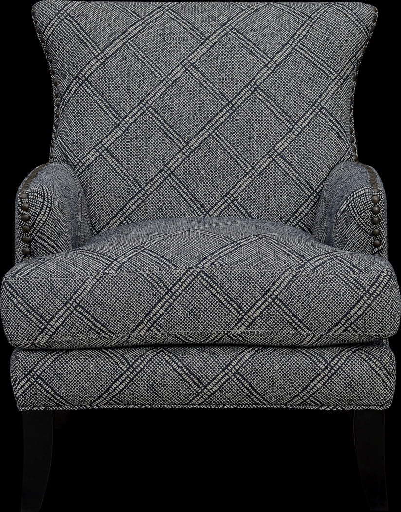 Elvedon Indigo Accent Chair - Thumbnail - Image 5