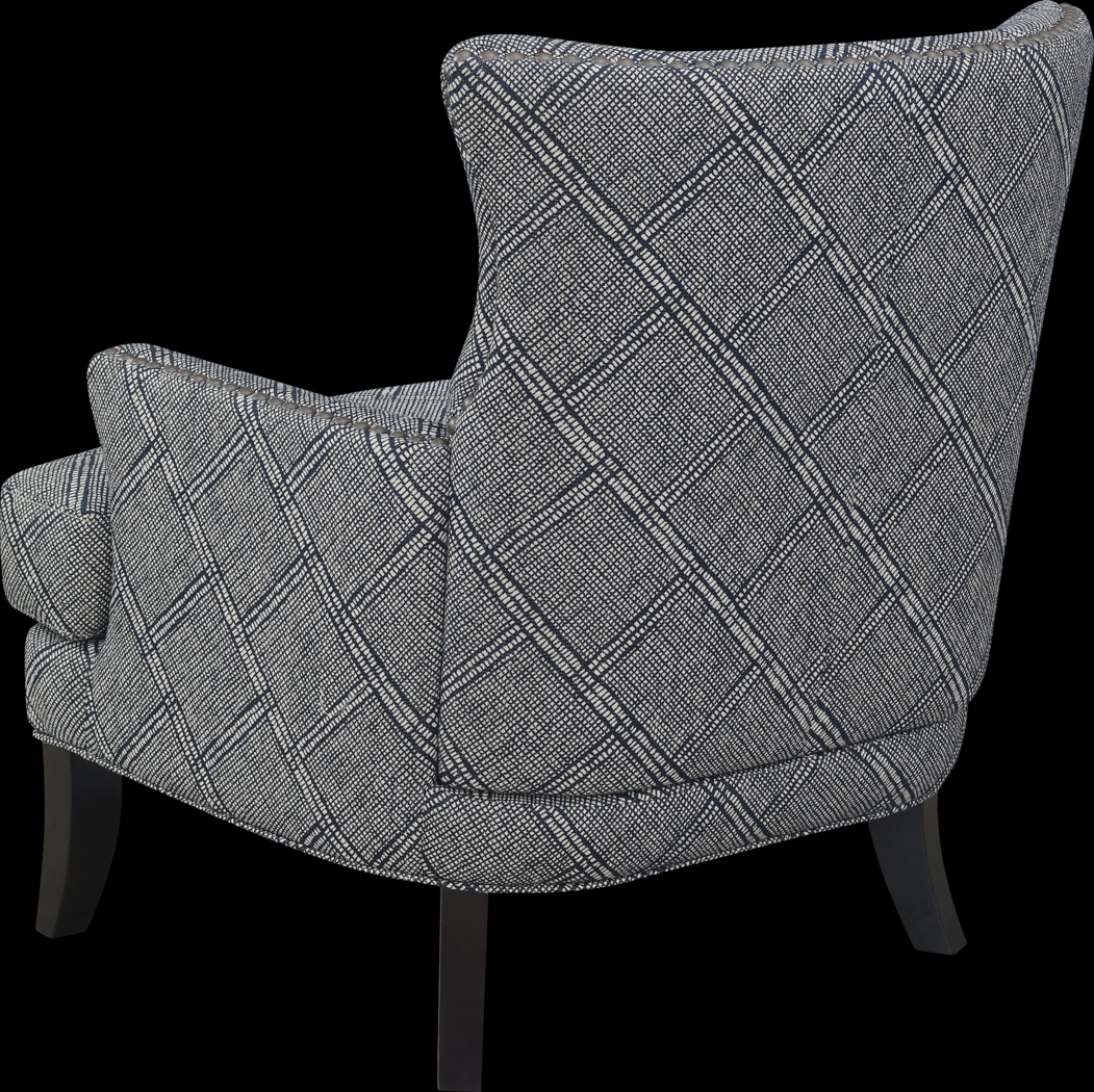 Elvedon Indigo Accent Chair - Thumbnail - Image 6