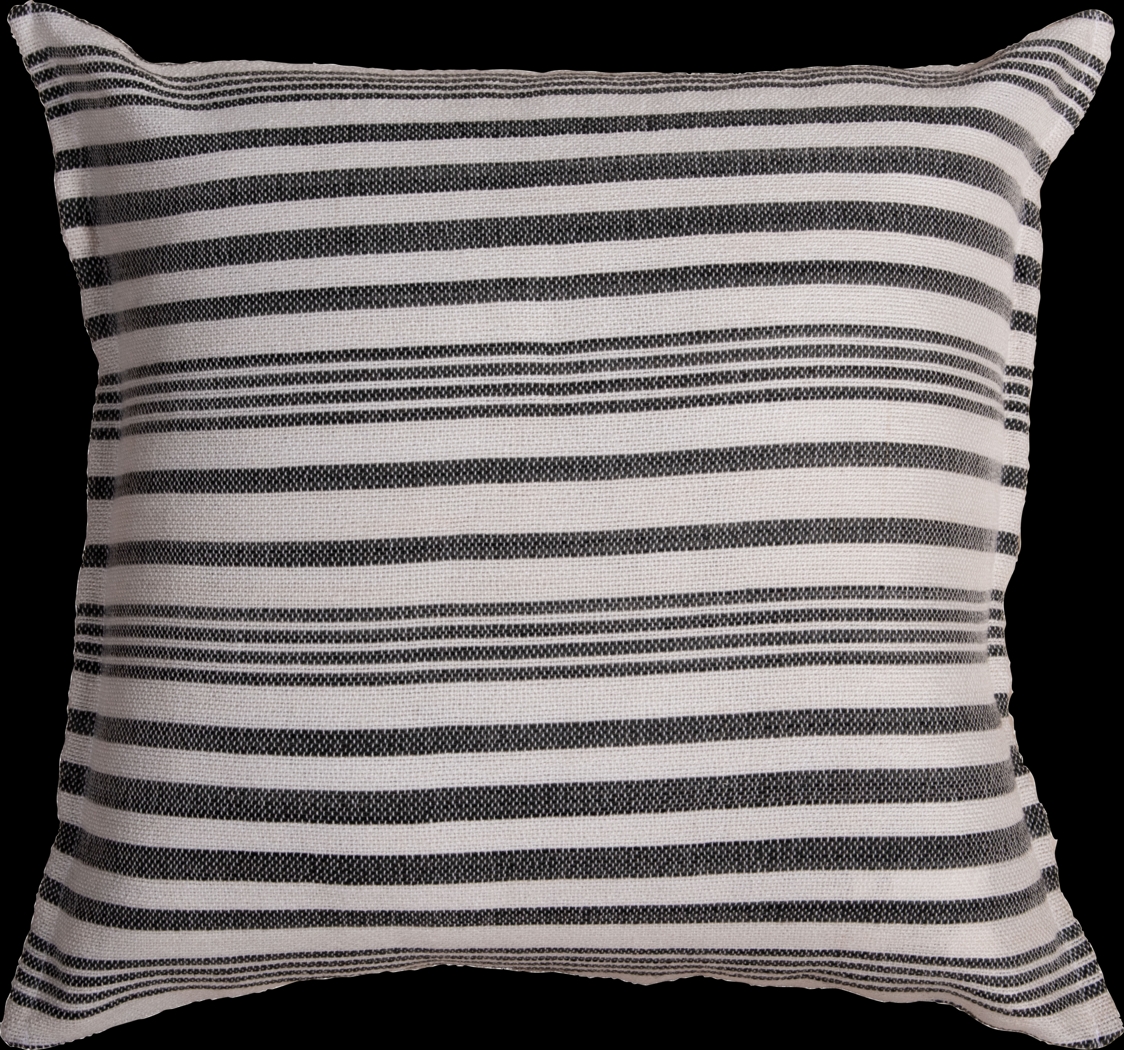Elvi Gray Indoor/Outdoor Accent Pillow - Thumbnail - Image 1