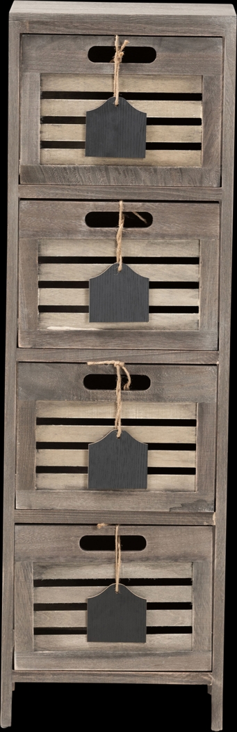 Elvol Gray Small Accent Cabinet - Thumbnail - Image 3