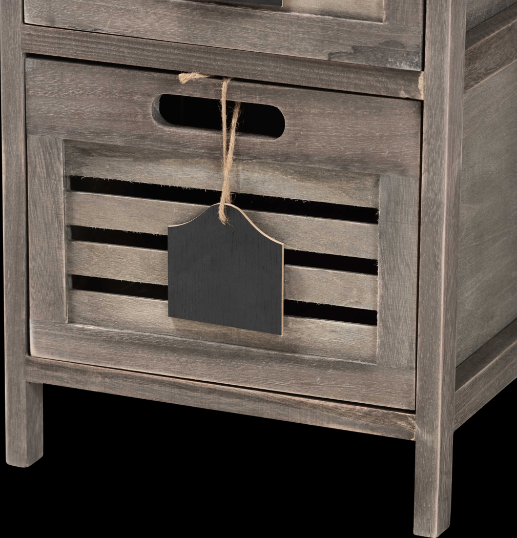 Elvol Gray Small Accent Cabinet - Thumbnail - Image 5