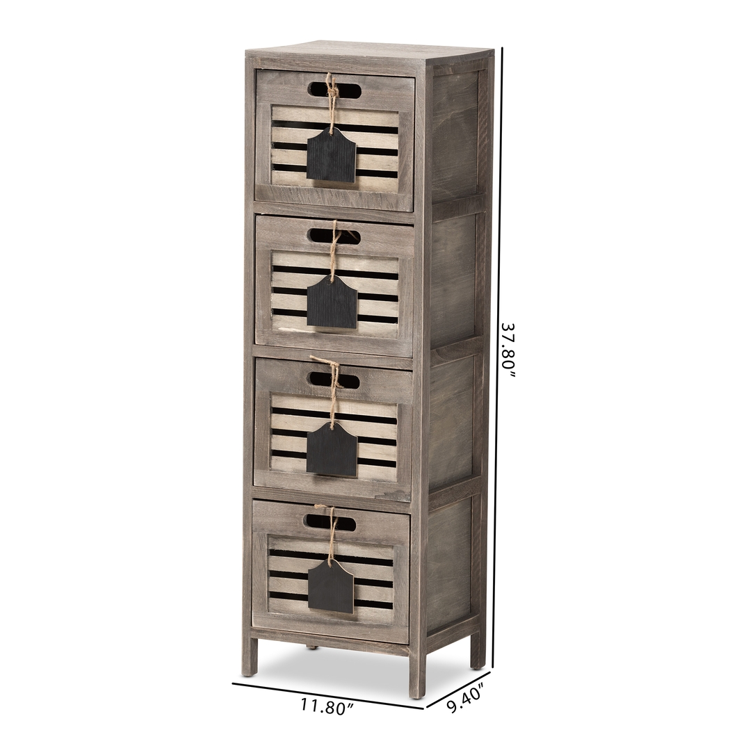 Elvol Gray Small Accent Cabinet - Thumbnail - Image 7