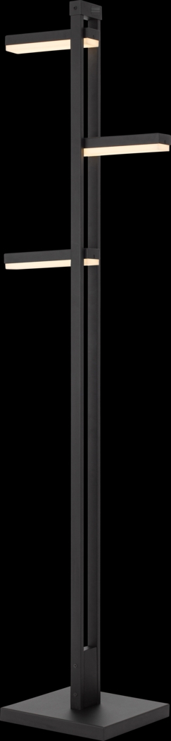 Elwell Court Black Floor Lamp - Thumbnail - Image 2