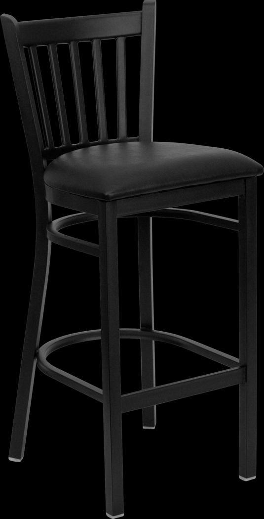 Elwood Black Barstool - Thumbnail - Image 1