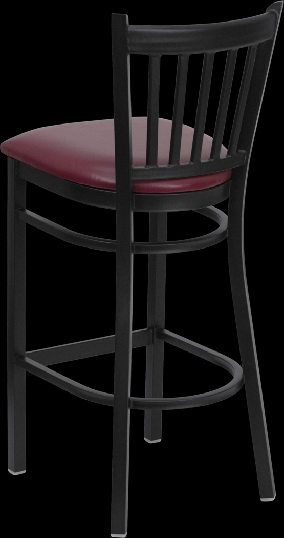 Elwood Burgundy Barstool - Thumbnail - Image 4
