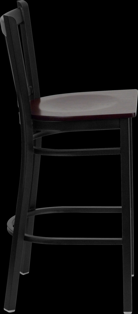 Elwood Mahogany Barstool - Thumbnail - Image 3