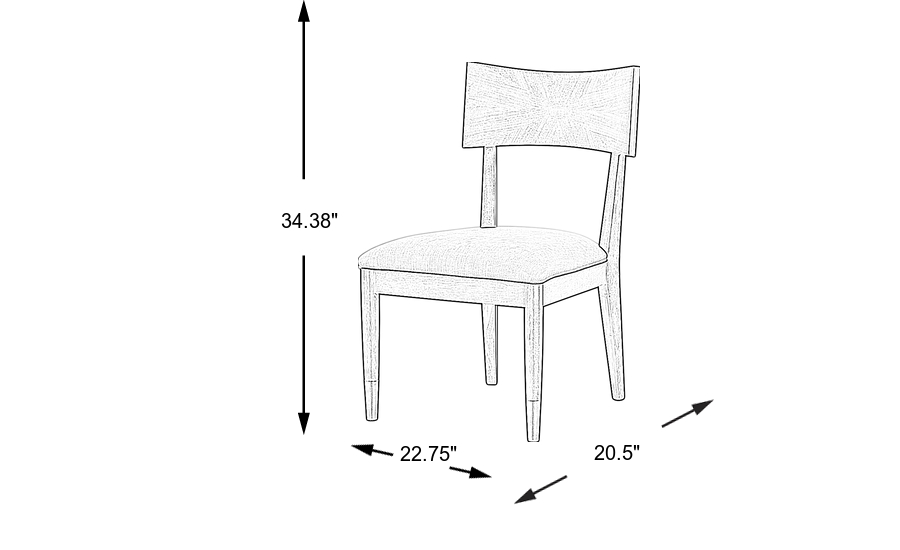 Dimension Image. Please refer to the Dimension Tab on this page for dimension details.