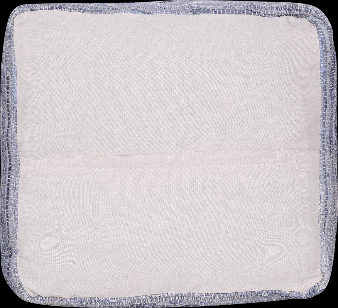 Elzebe Navy/White Pouf - Thumbnail - Image 7