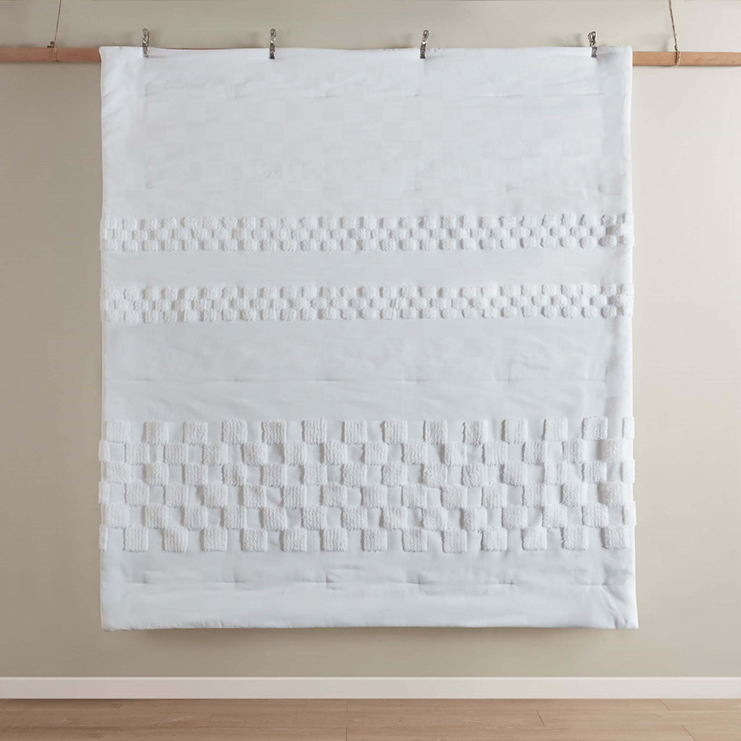 Elzid Off-White King Comforter Set - Thumbnail - Image 6