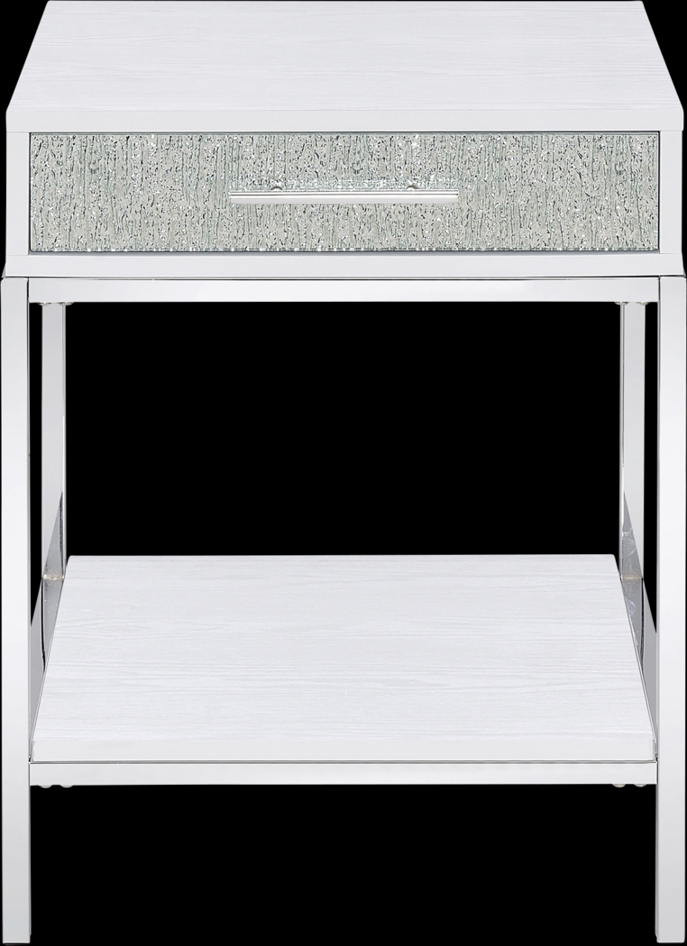 Emahlea White End Table - Thumbnail - Image 3