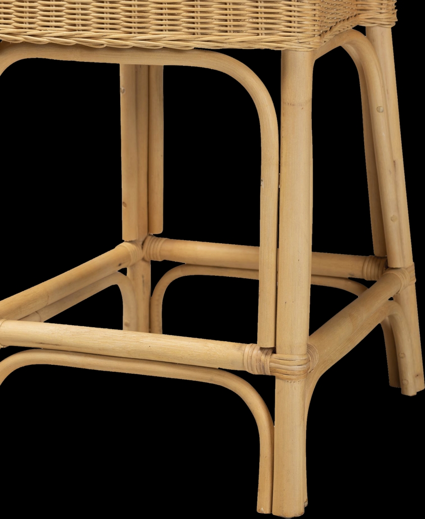 Emalene Natural Counter Stool - Thumbnail - Image 8