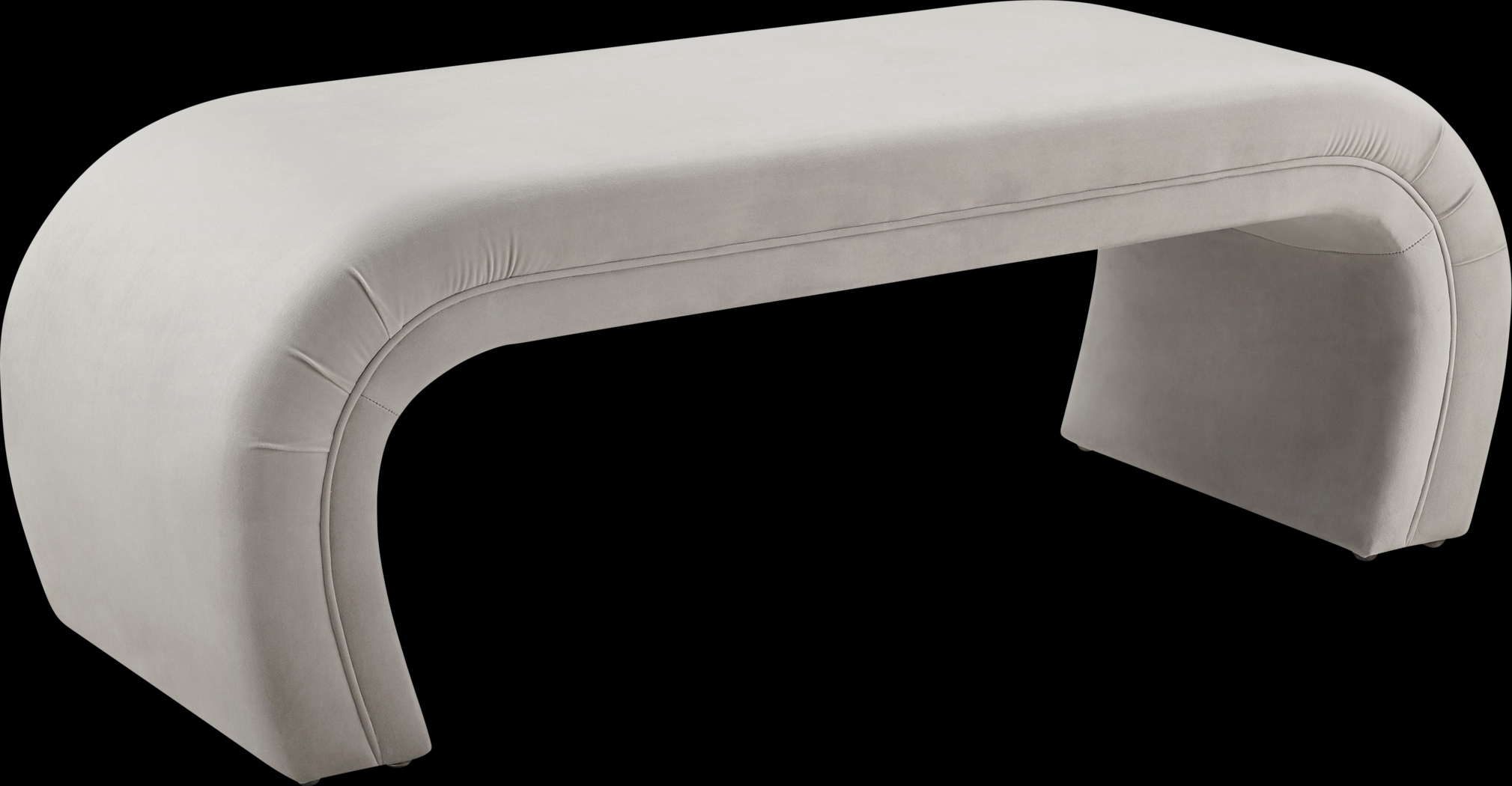 Emalia Gray Bench - Thumbnail - Image 1