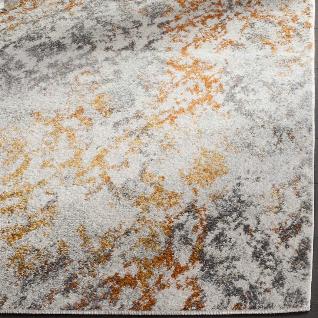Emathla Grove Orange 2'3 x 8' Runner Rug - Thumbnail - Image 2
