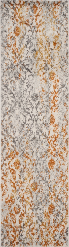 Emathla Grove Orange 2'3 x 8' Runner Rug - Thumbnail - Image 1