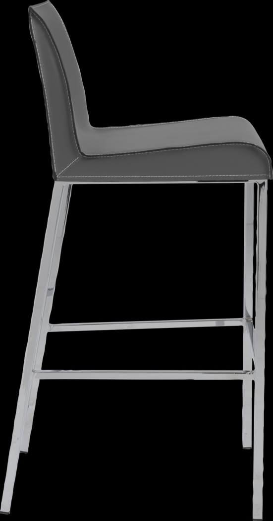 Embdy Gray Barstool, Set of 2 - Thumbnail - Image 6