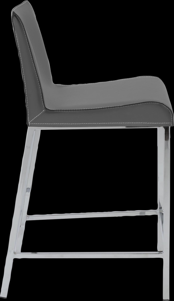 Embdy Gray Counter Stool, Set of 2 - Thumbnail - Image 2