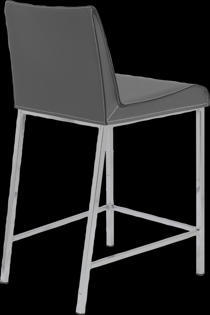 Embdy Gray Counter Stool, Set of 2 - Thumbnail - Image 3