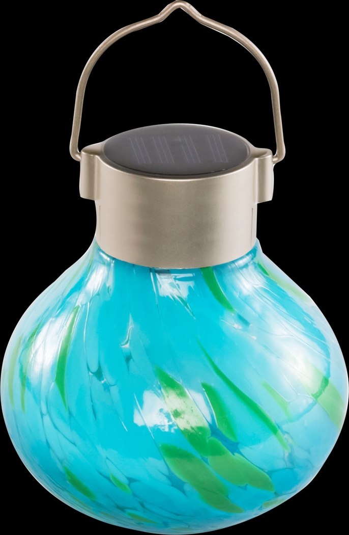 Emberley Mint Outdoor Solar Lantern - Thumbnail - Image 2