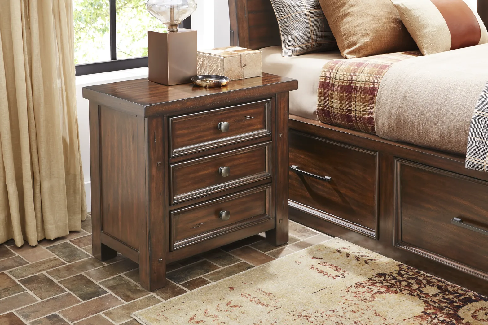 Emberton Dark Brown 5 Pc Queen Storage Bedroom - Image 11