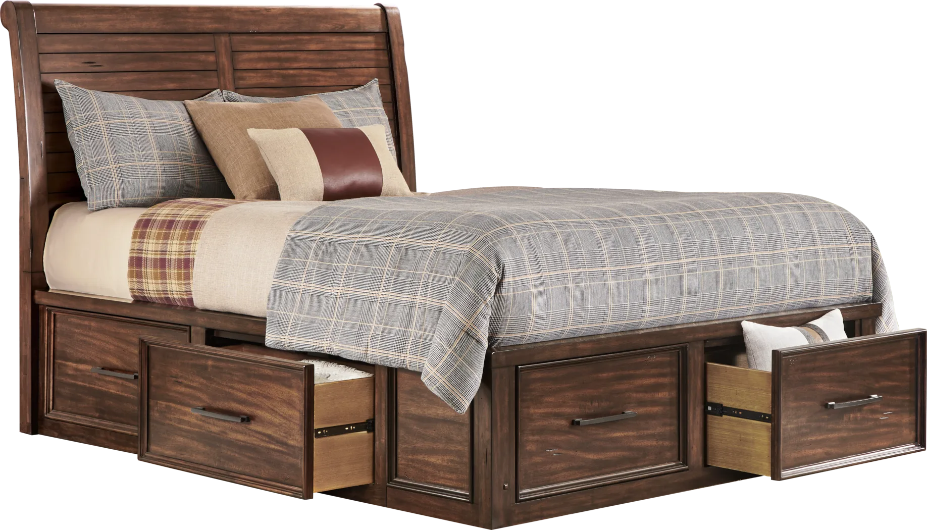 Emberton Dark Brown 7 Pc King Storage Bedroom - Thumbnail - Image 3
