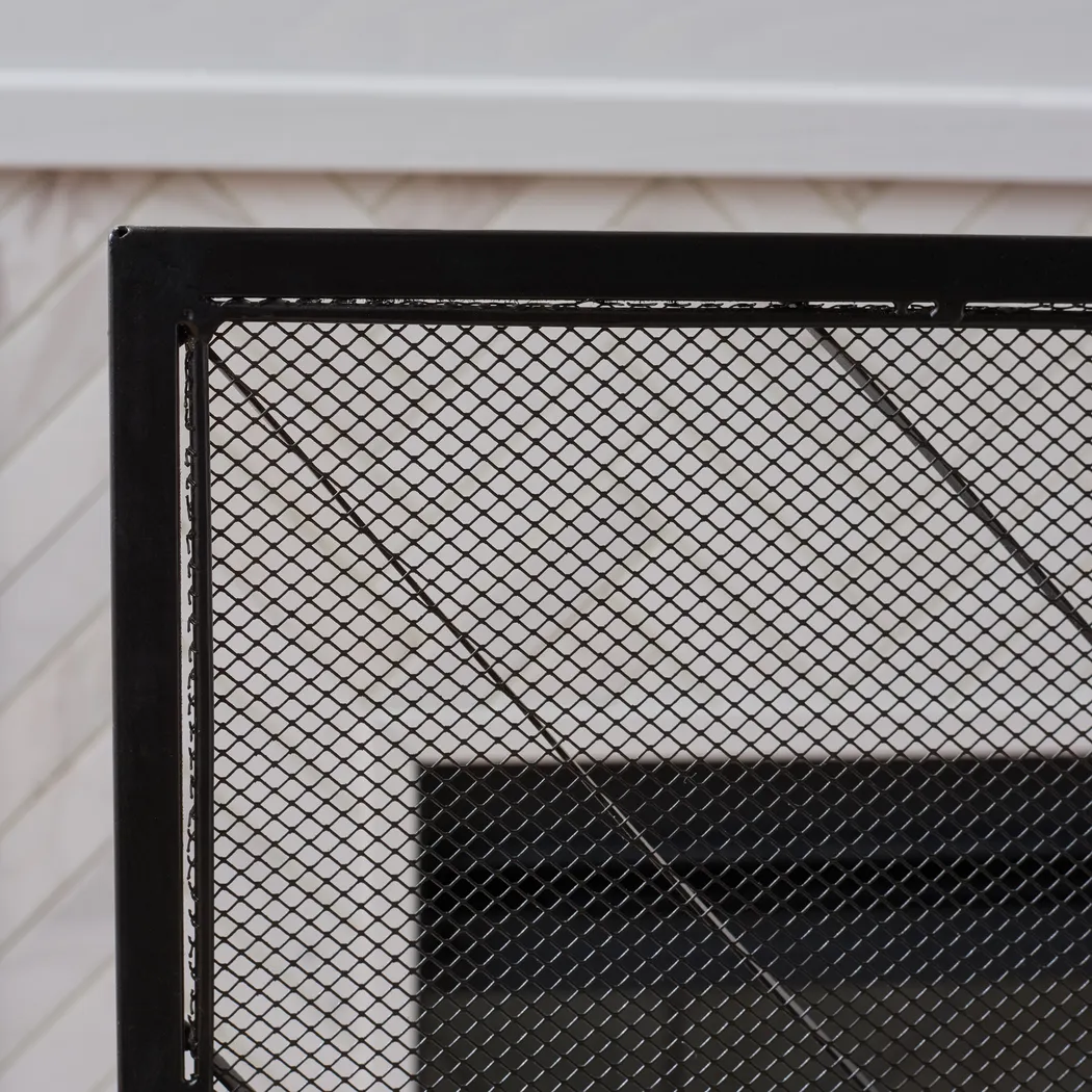 Emboro Black Fireplace Screen - Image 6