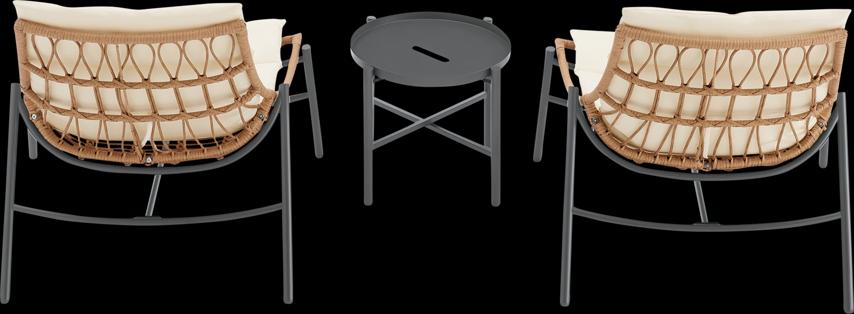 Embreeville Cream 3 Pc Chat Set - Thumbnail - Image 4