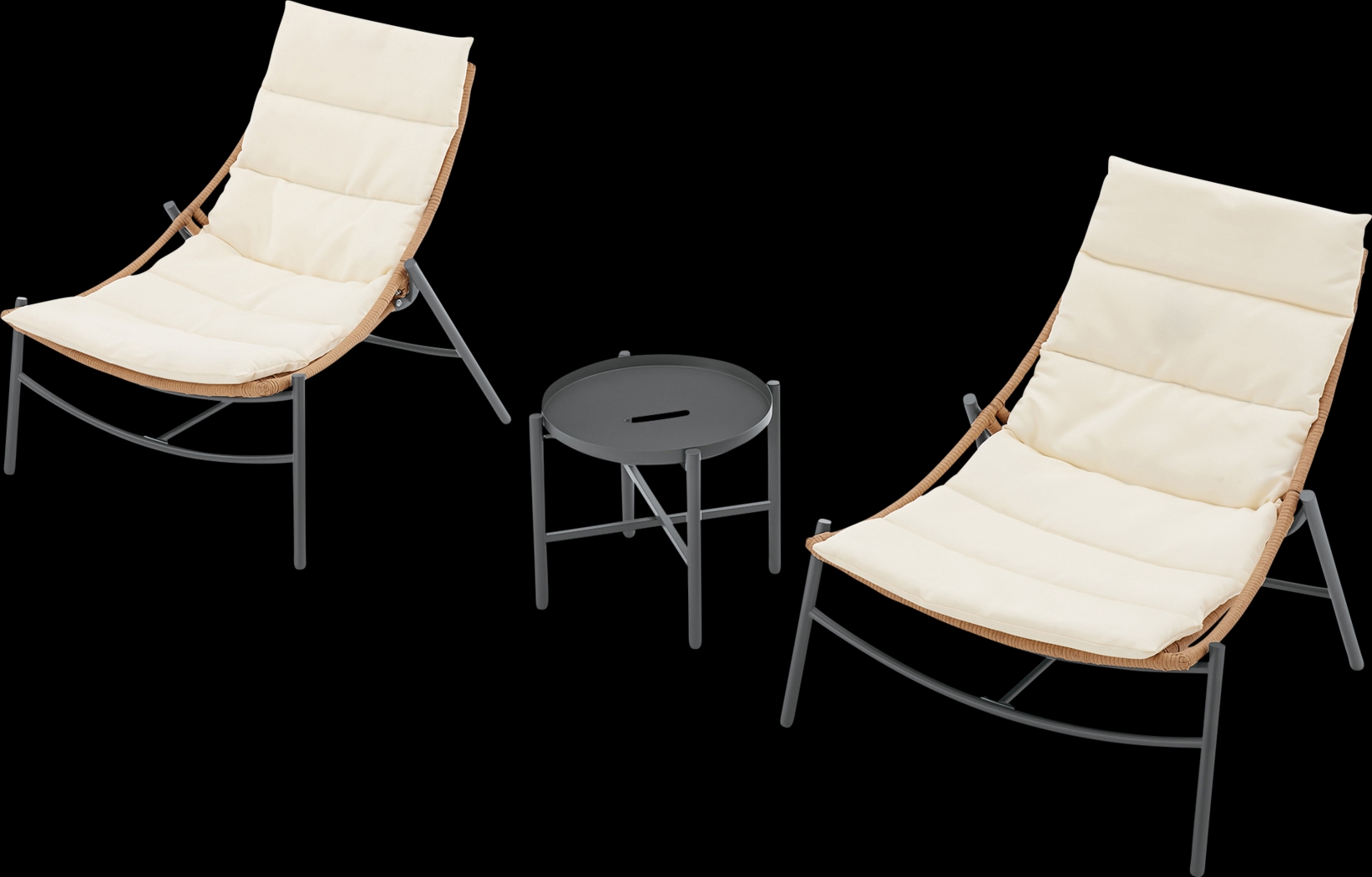 Embreeville Cream 3 Pc Chat Set - Thumbnail - Image 5