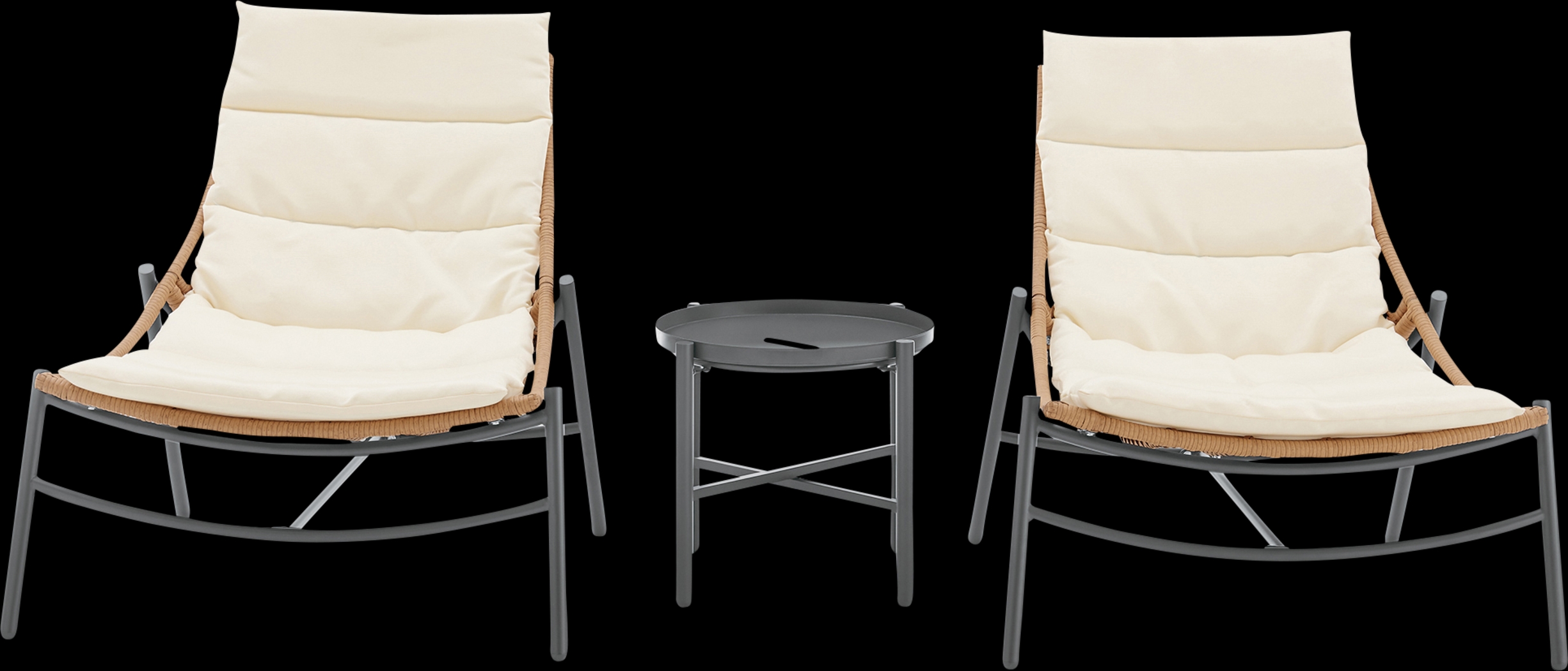 Embreeville Cream 3 Pc Chat Set - Thumbnail - Image 1