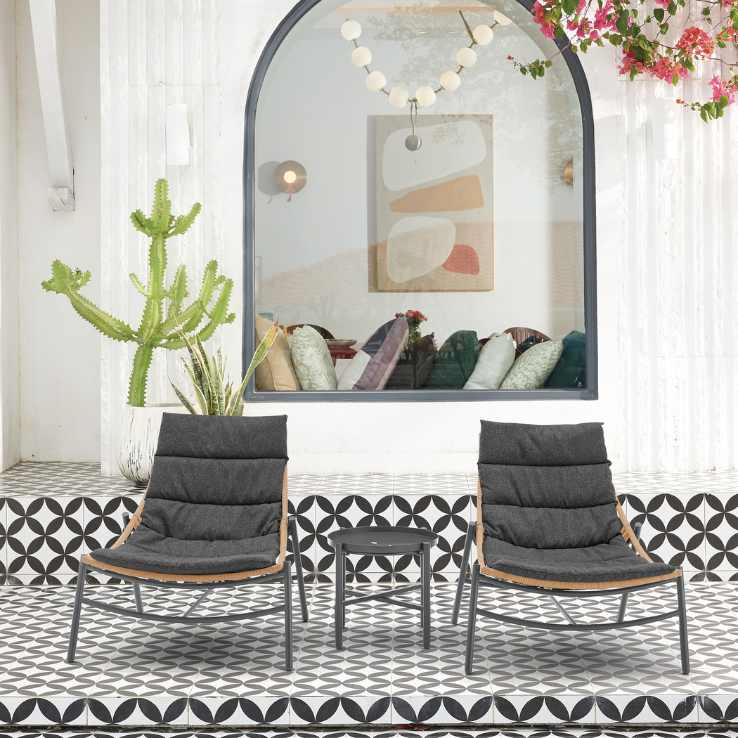 Embreeville Gray 3 Pc Chat Set - Thumbnail - Image 2