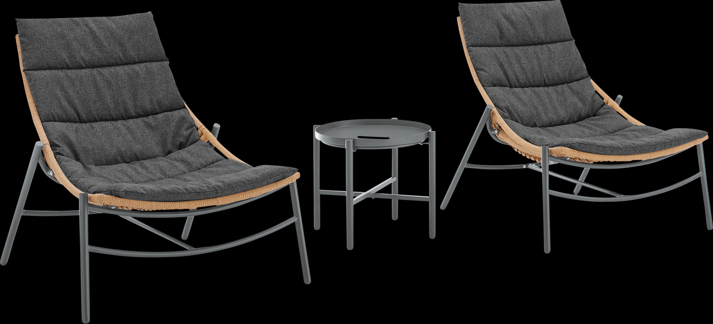 Embreeville Gray 3 Pc Chat Set - Thumbnail - Image 3