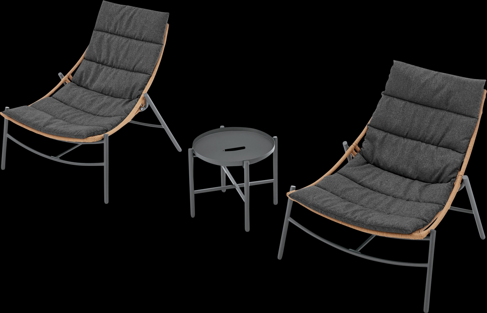 Embreeville Gray 3 Pc Chat Set - Thumbnail - Image 5