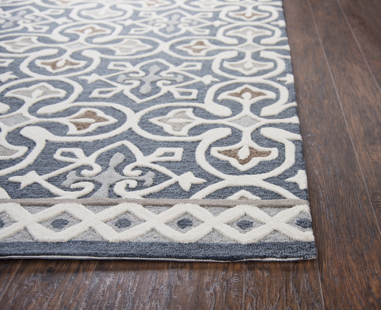 Embry Blue 5' x 8' Rug - Thumbnail - Image 2