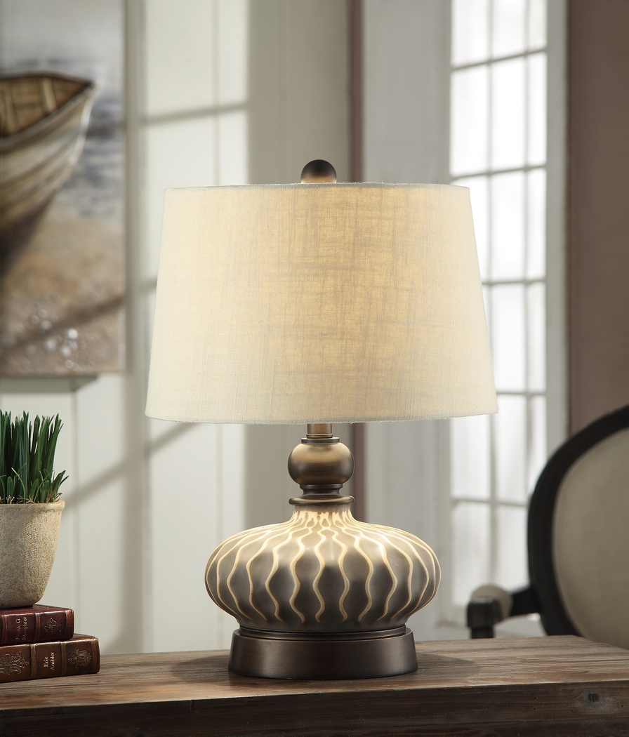 Embry Lane Gray Set of 2 Lamps - Thumbnail - Image 2