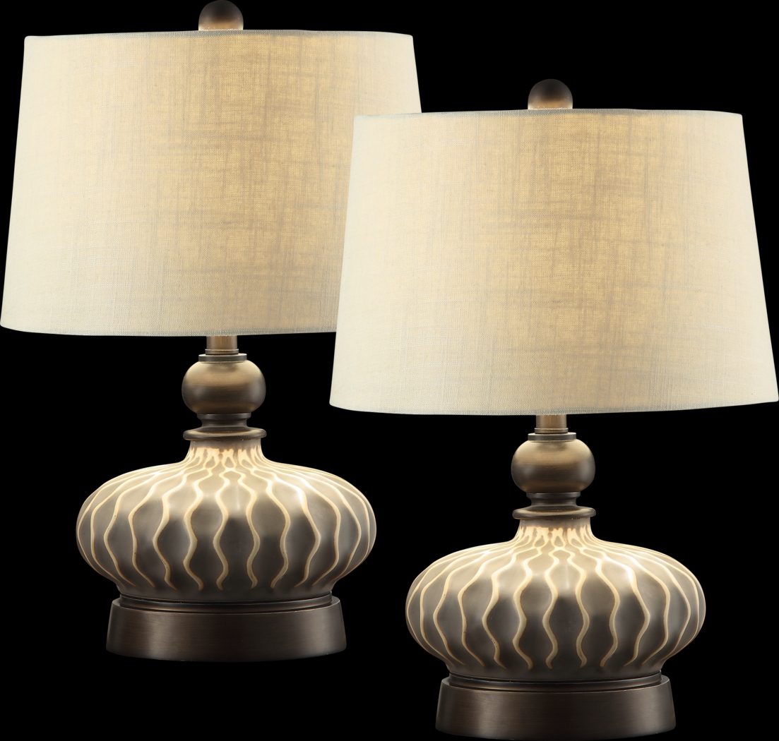 Embry Lane Gray Set of 2 Lamps - Thumbnail - Image 1