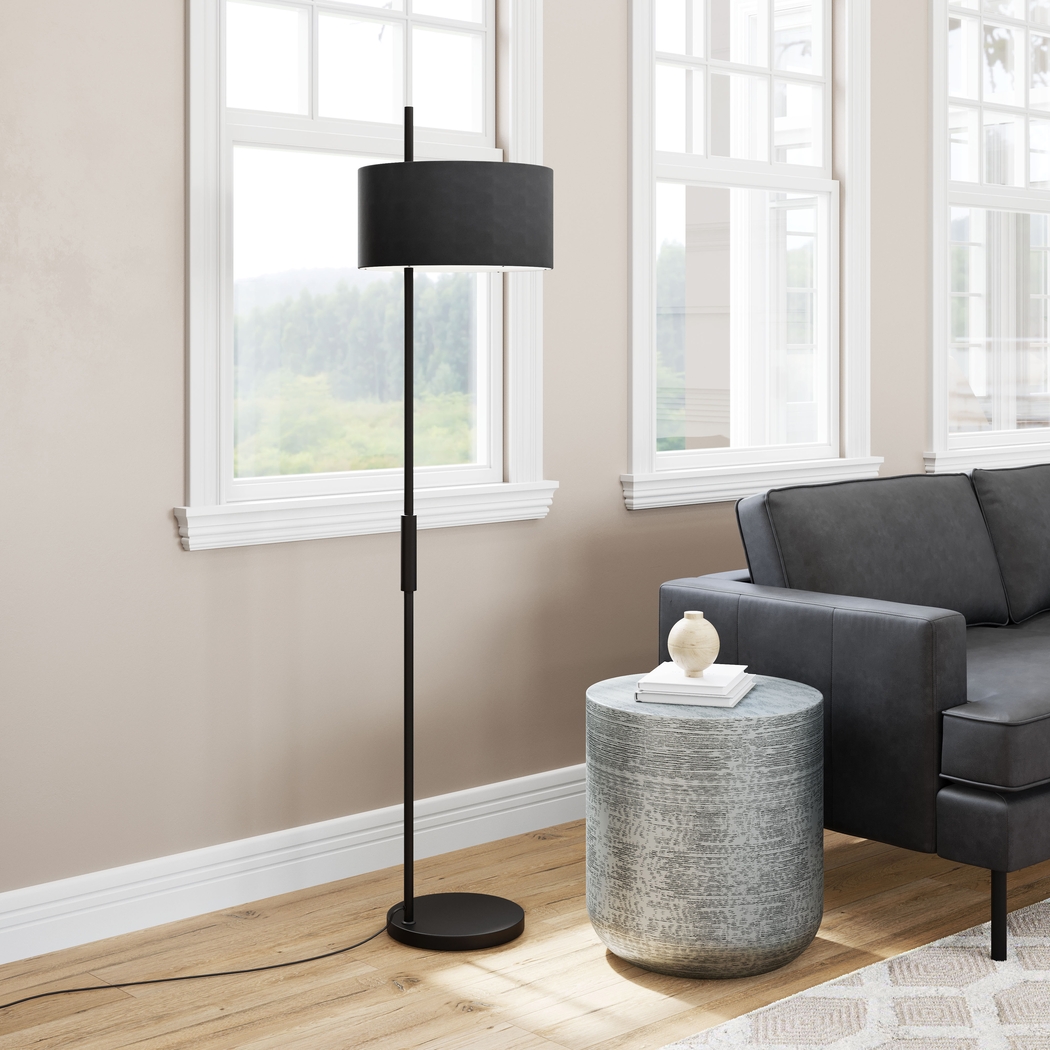 Emden Alley Black Floor Lamp - Thumbnail - Image 8