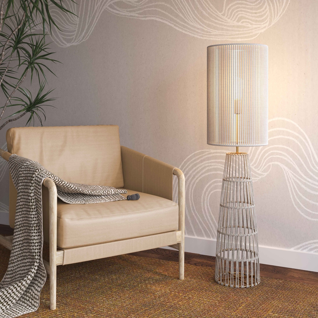 Emeralda Bay Natural Floor Lamp - Thumbnail - Image 2