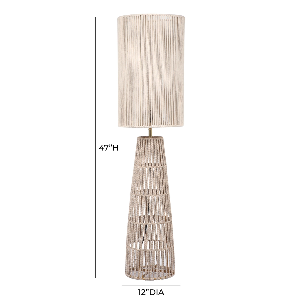 Emeralda Bay Natural Floor Lamp - Thumbnail - Image 6